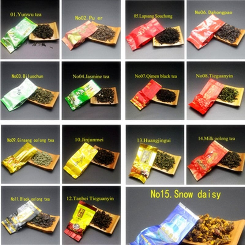 Variety Pack - 15 Flavors of Chinese Tea | DefiniTea