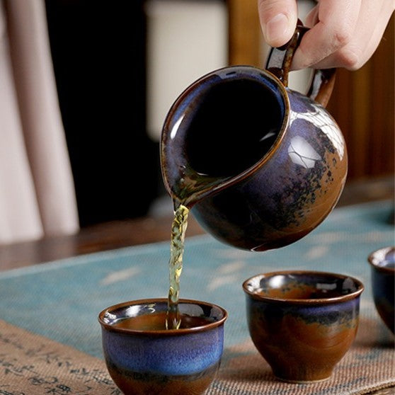 Orbashin™ Smiling Teapot Premium 8-Piece Set
