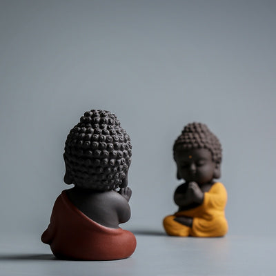 Small Buddha Purple Clay Tea Pet | DefiniTea