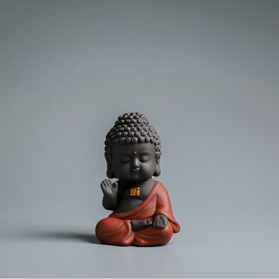 Small Buddha Purple Clay Tea Pet | DefiniTea